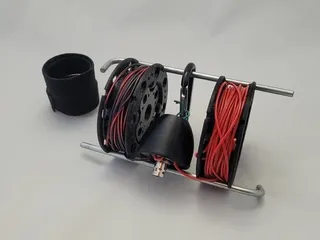 QRP Reel Antenna for 20M by n9dmt, Download free STL model