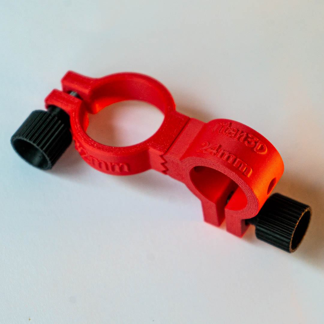 Bicycle Flashlight Mount by Titan3D Download free STL model