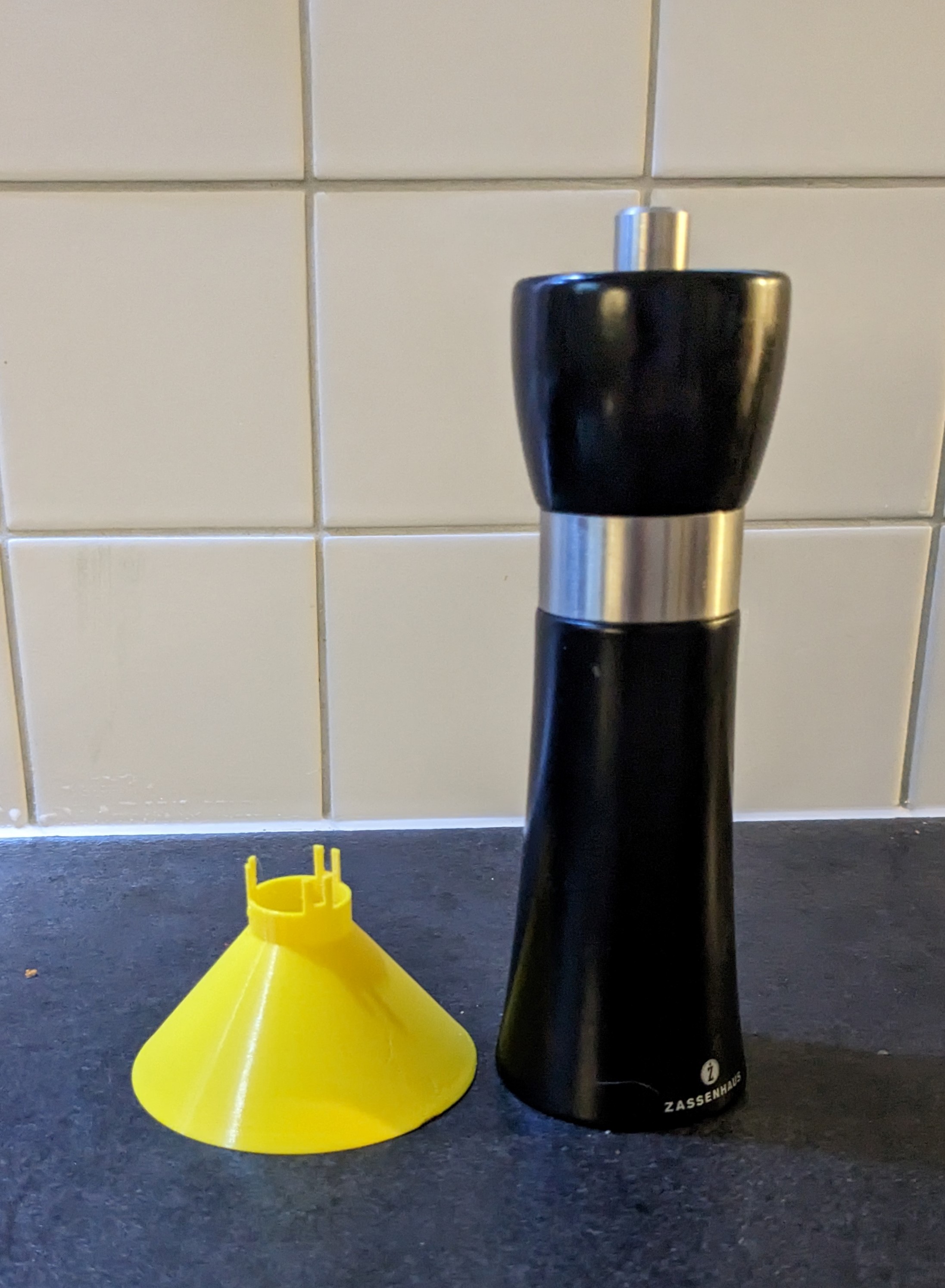 Zassenhaus Pepper Mill Funnel by SStoli Download free STL model