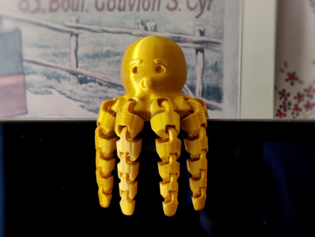 Funny Flexi Octopus par aamott | T\u00e9l\u00e9chargez gratuitement un mod\u00e8le STL ...