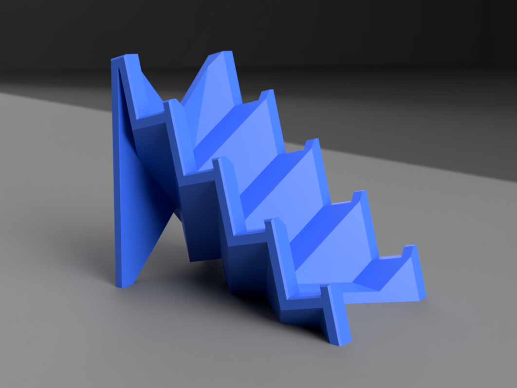 Miniatura 6 do modelo 3D Display knife stand