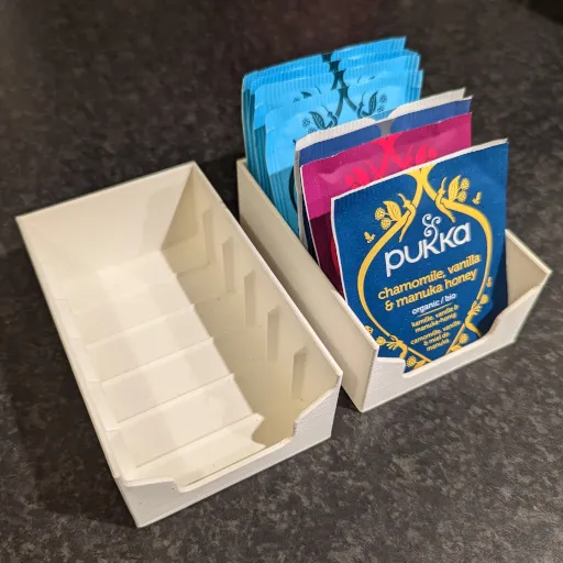Tea Bag Caddy by ÖE | Download free STL model | Printables.com