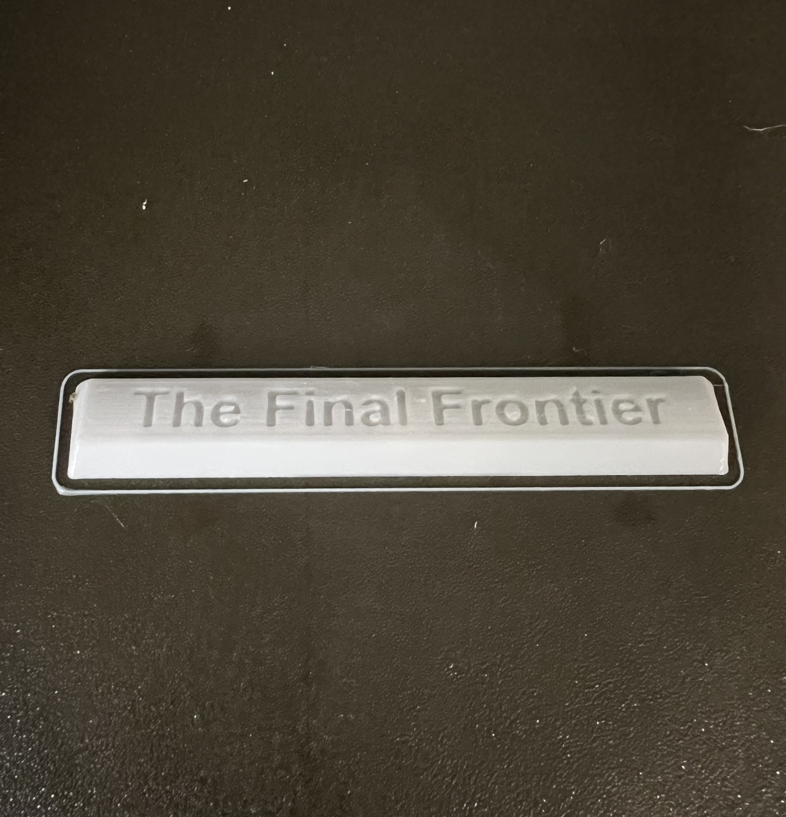The Final Frontier