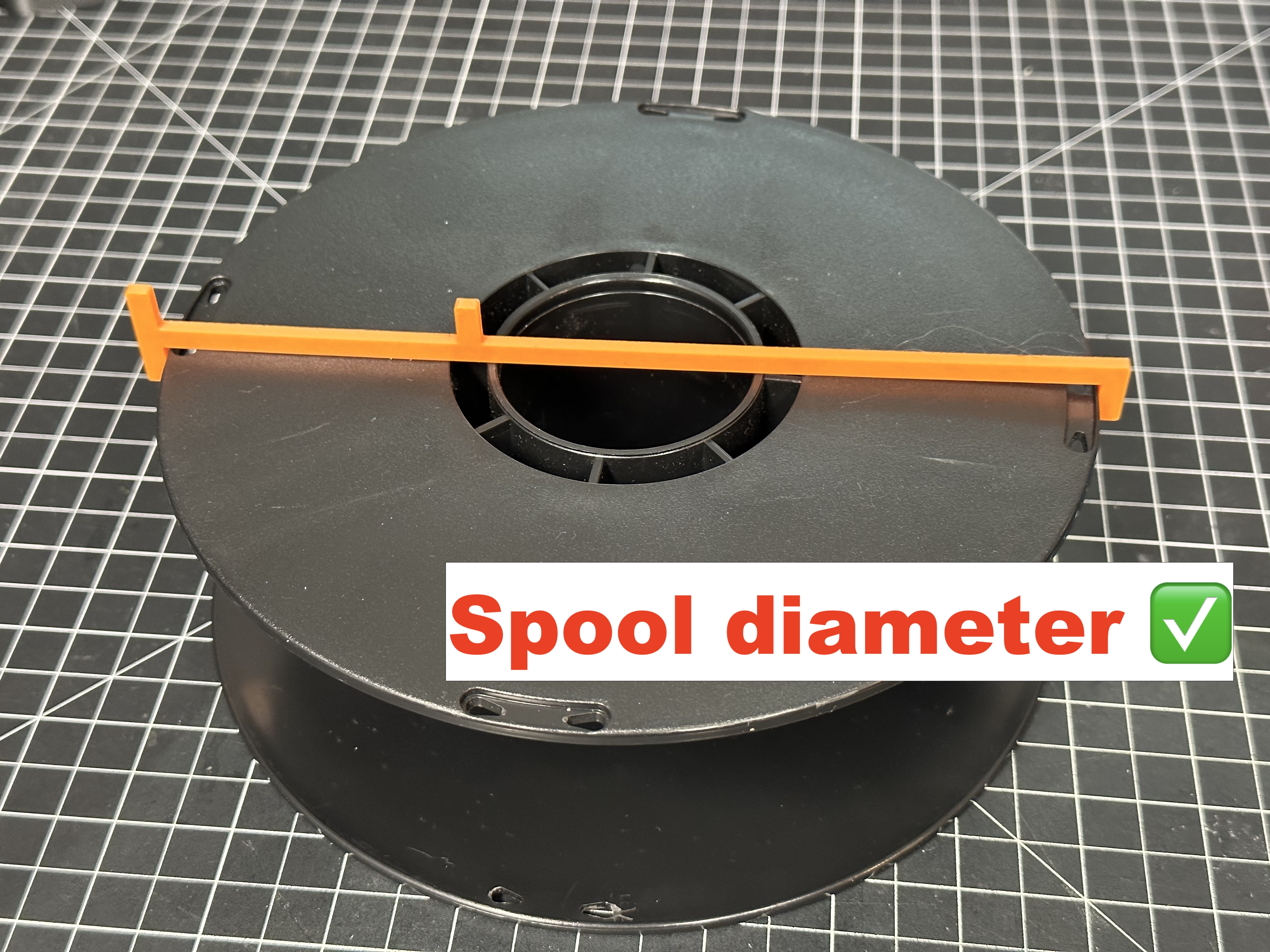 Spool gauge for Bambulab AMS multi-material system