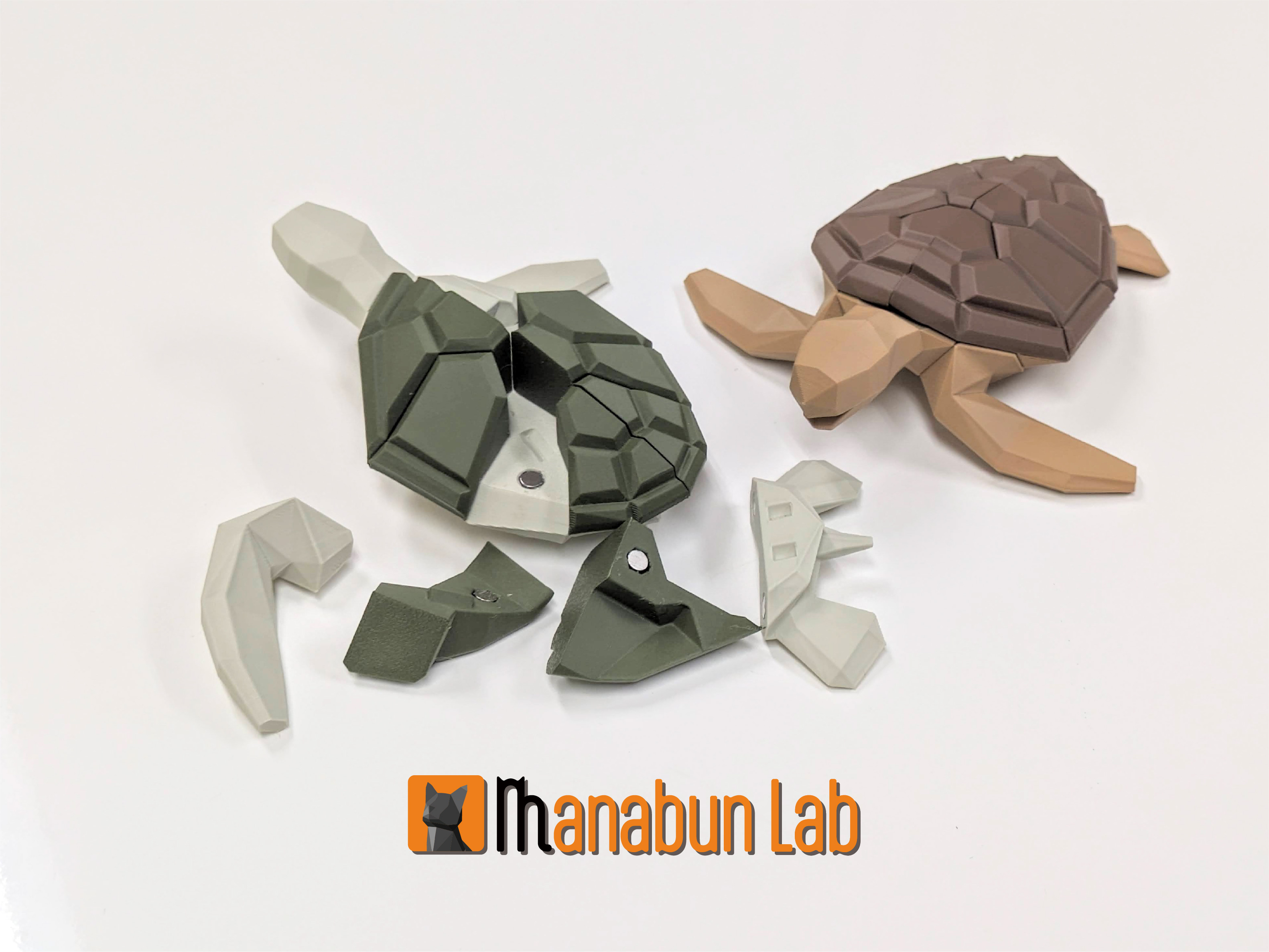Low Poly Sea Turtle Puzzle — miniatura 4
