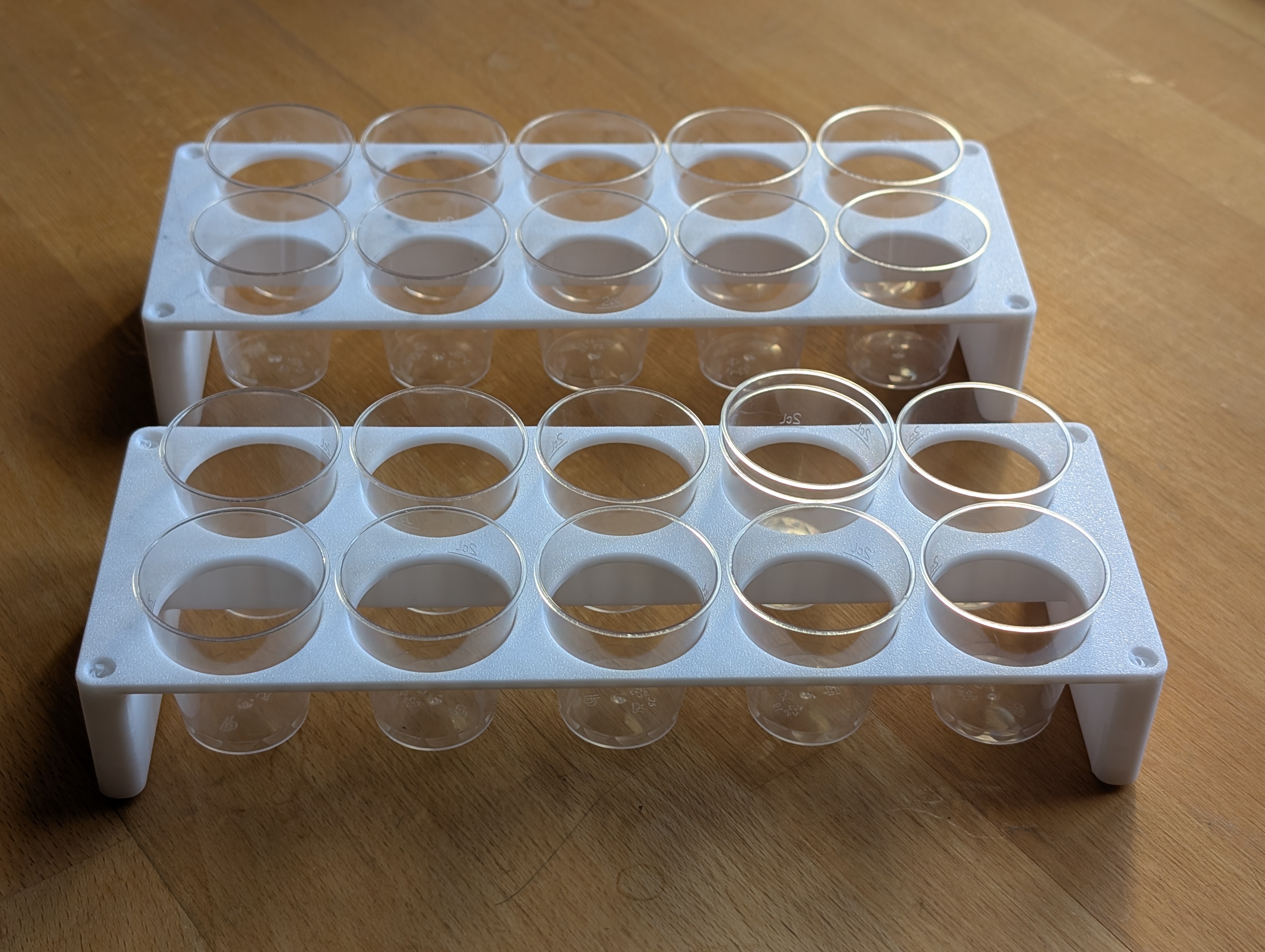 2x5 Schnapsglashalter