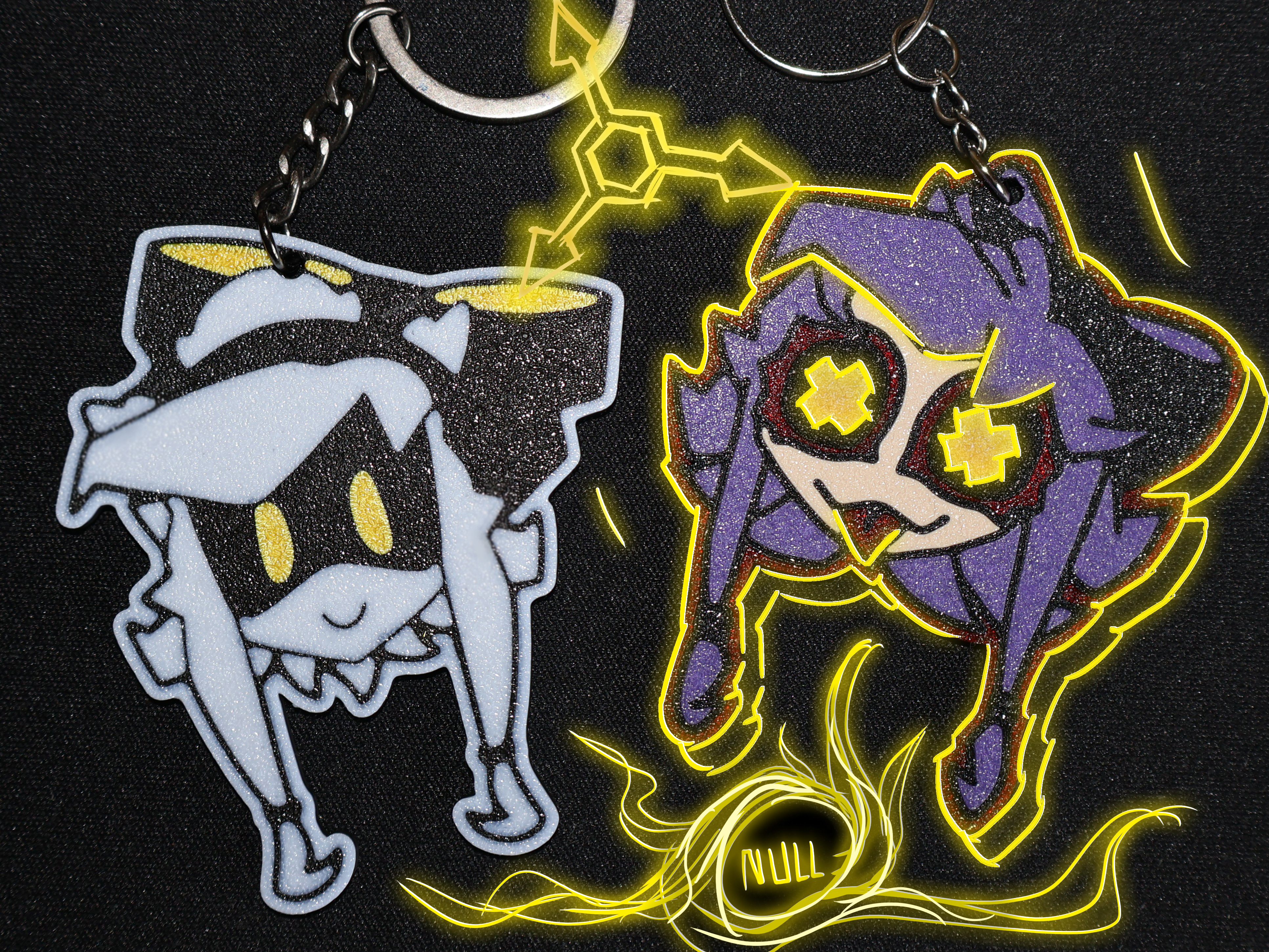 Cyn Keychain Murder Drones Glitch pin
