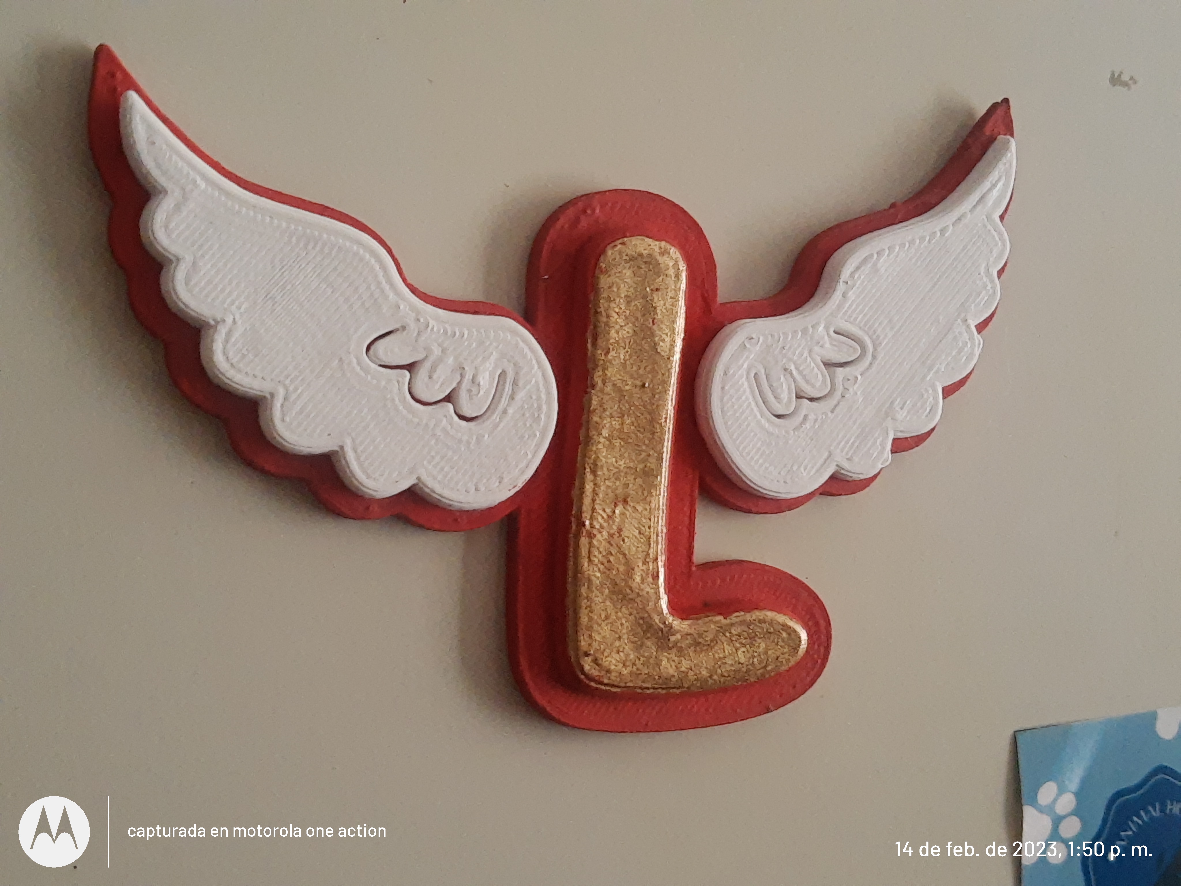 Magnetos  Con Alas De Angel Letras R,M,C,A,L