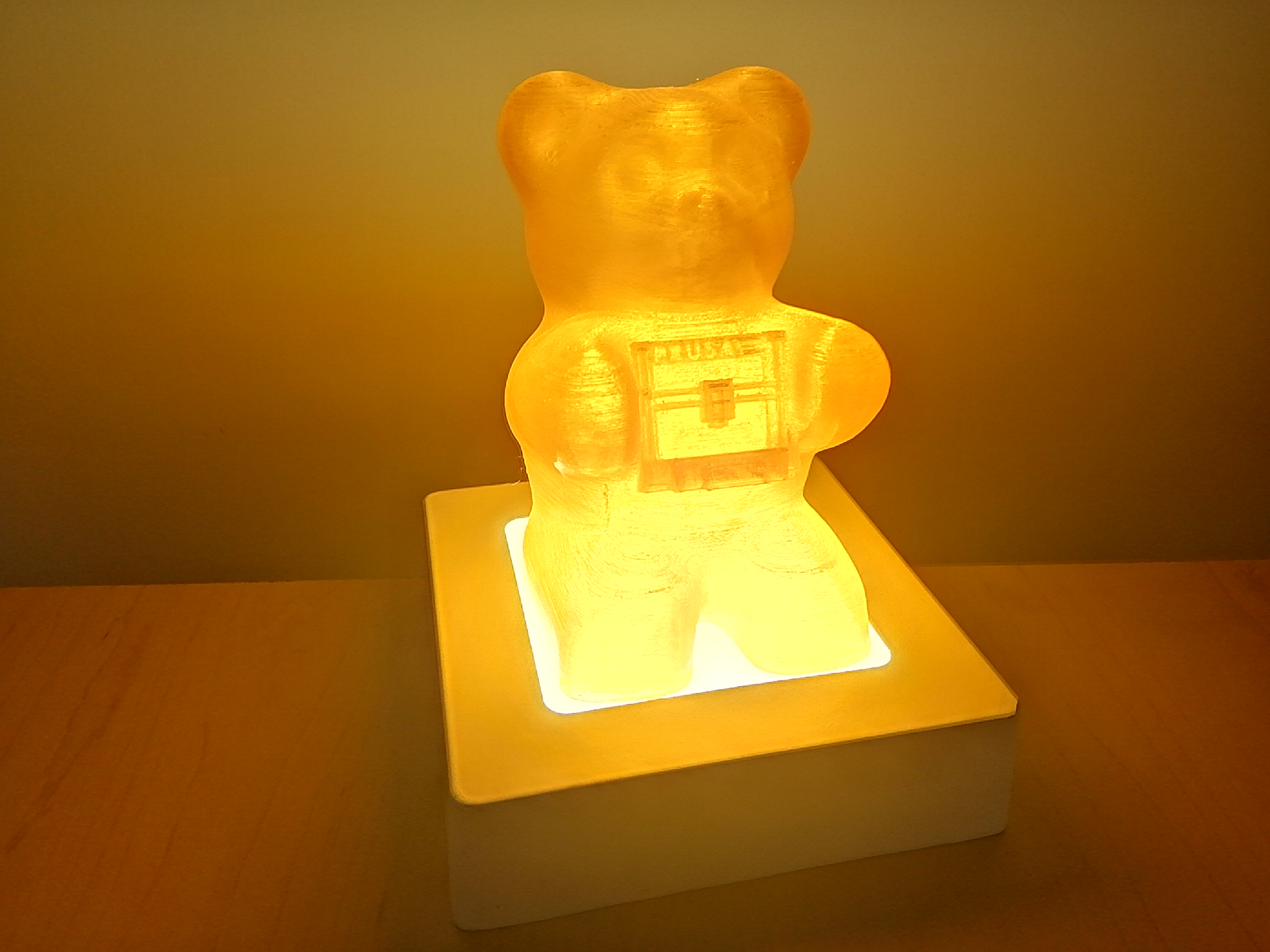 Gummy Bear Lamp (Prusa Edition) by rayjizza, Download free STL model