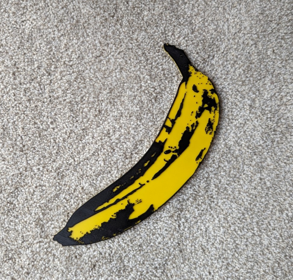 Andy Warhol Banana By Imagine That Download Free STL Model   Banana 