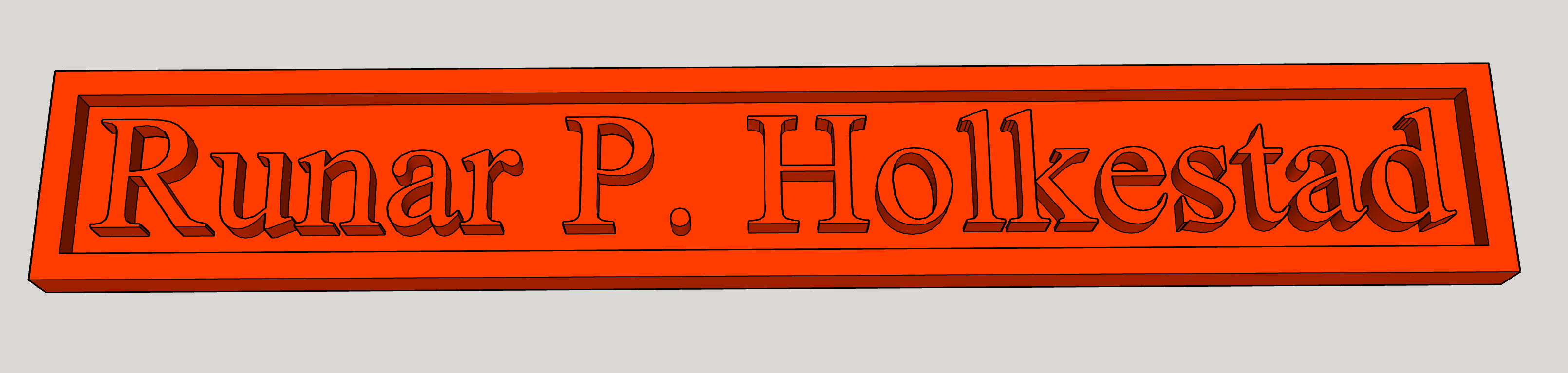 Runar nametag