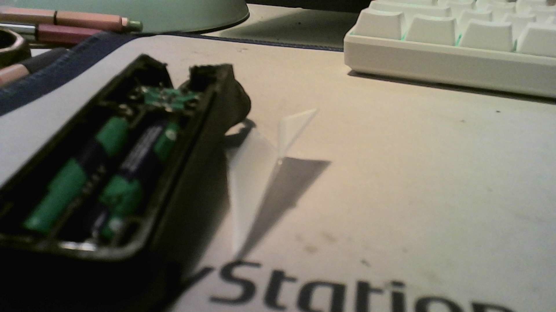 plastic paper aeroplane