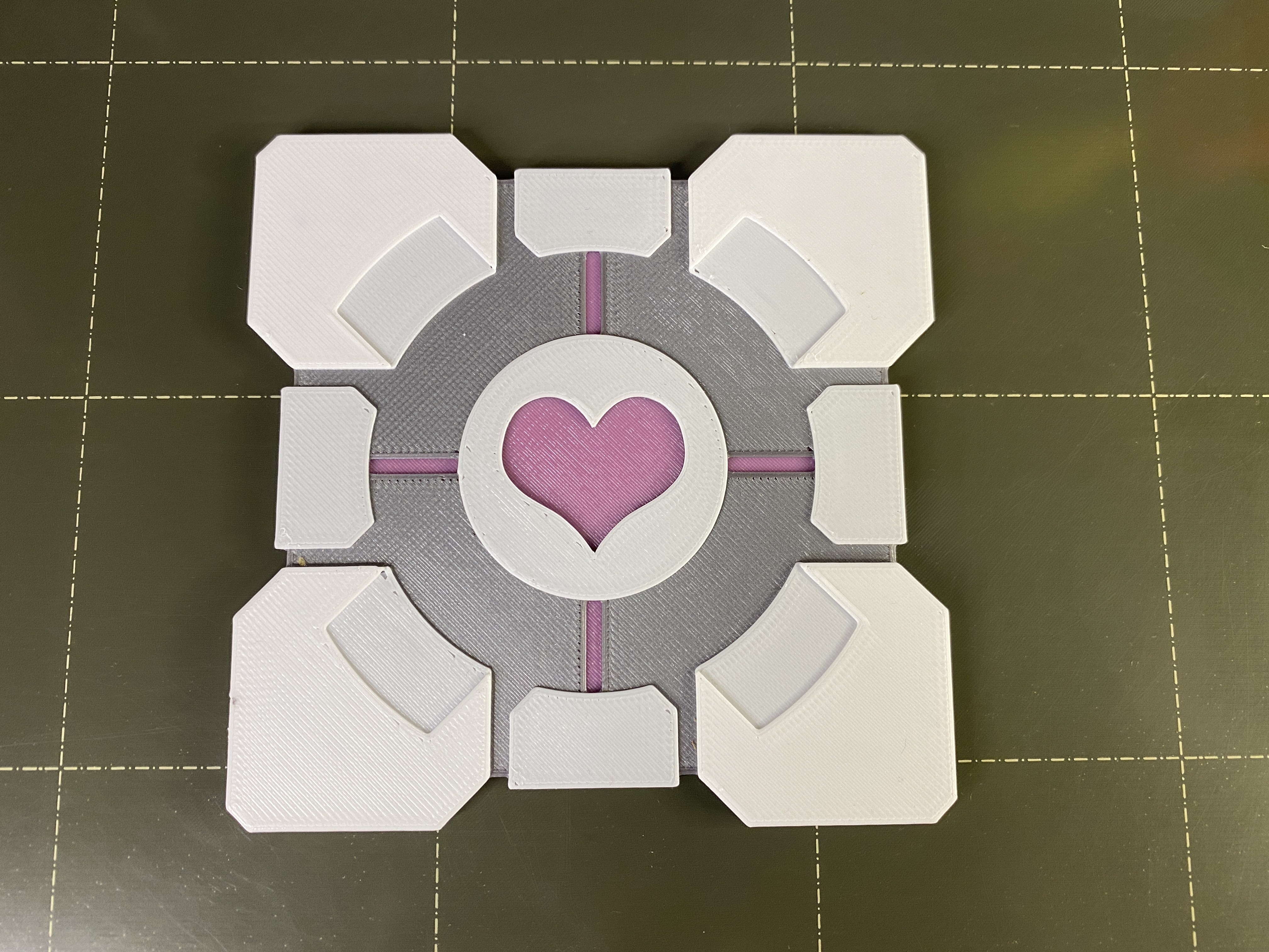 Companion Cube Coaster (Portal)