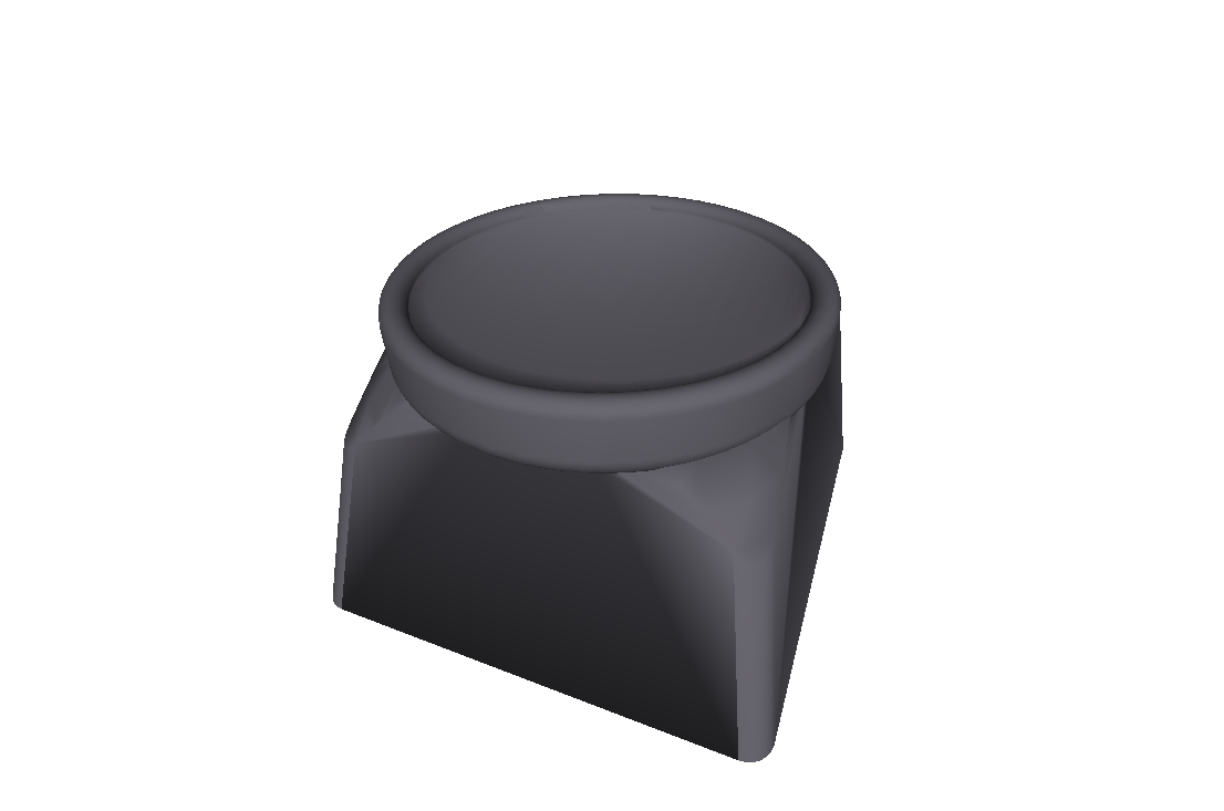 Vintage typewriter key cap