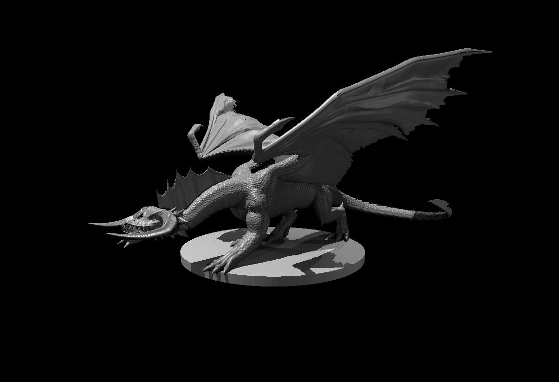 Miniatura 5 do modelo 3D Black Dragon
