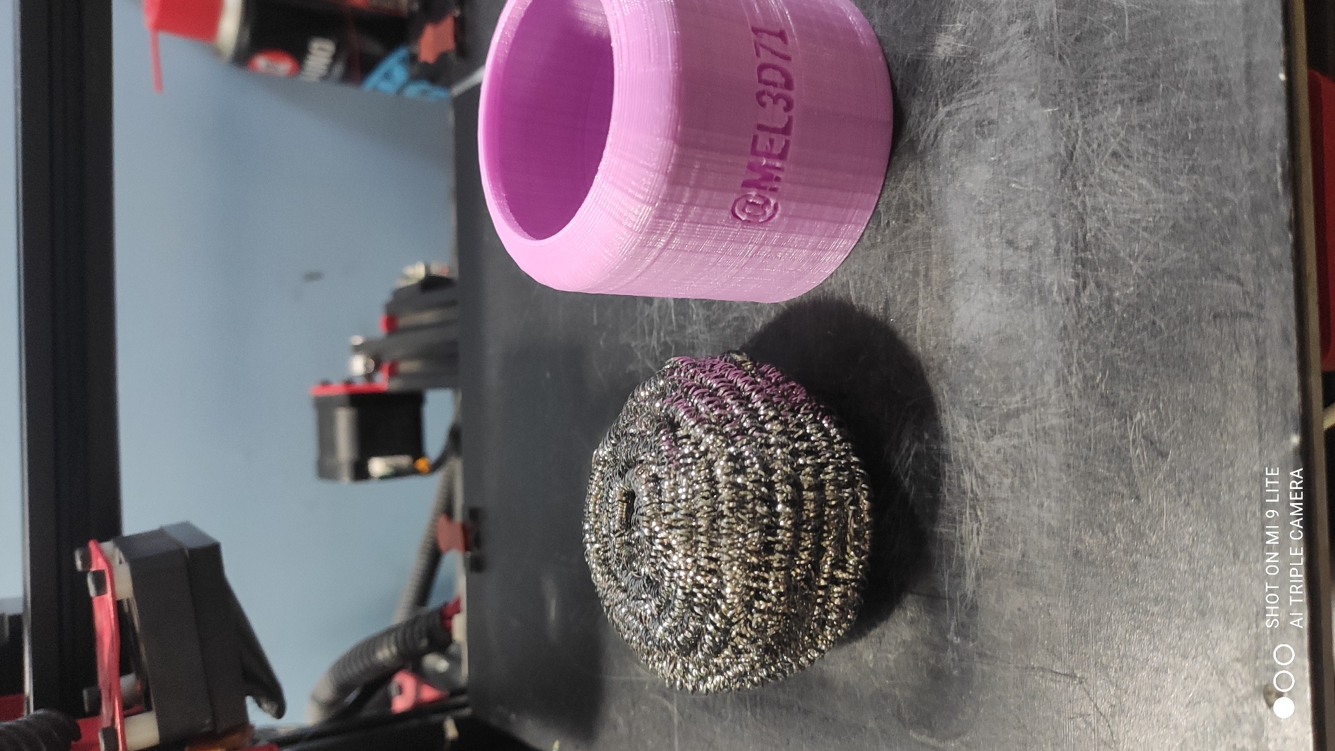 Brass wool holder