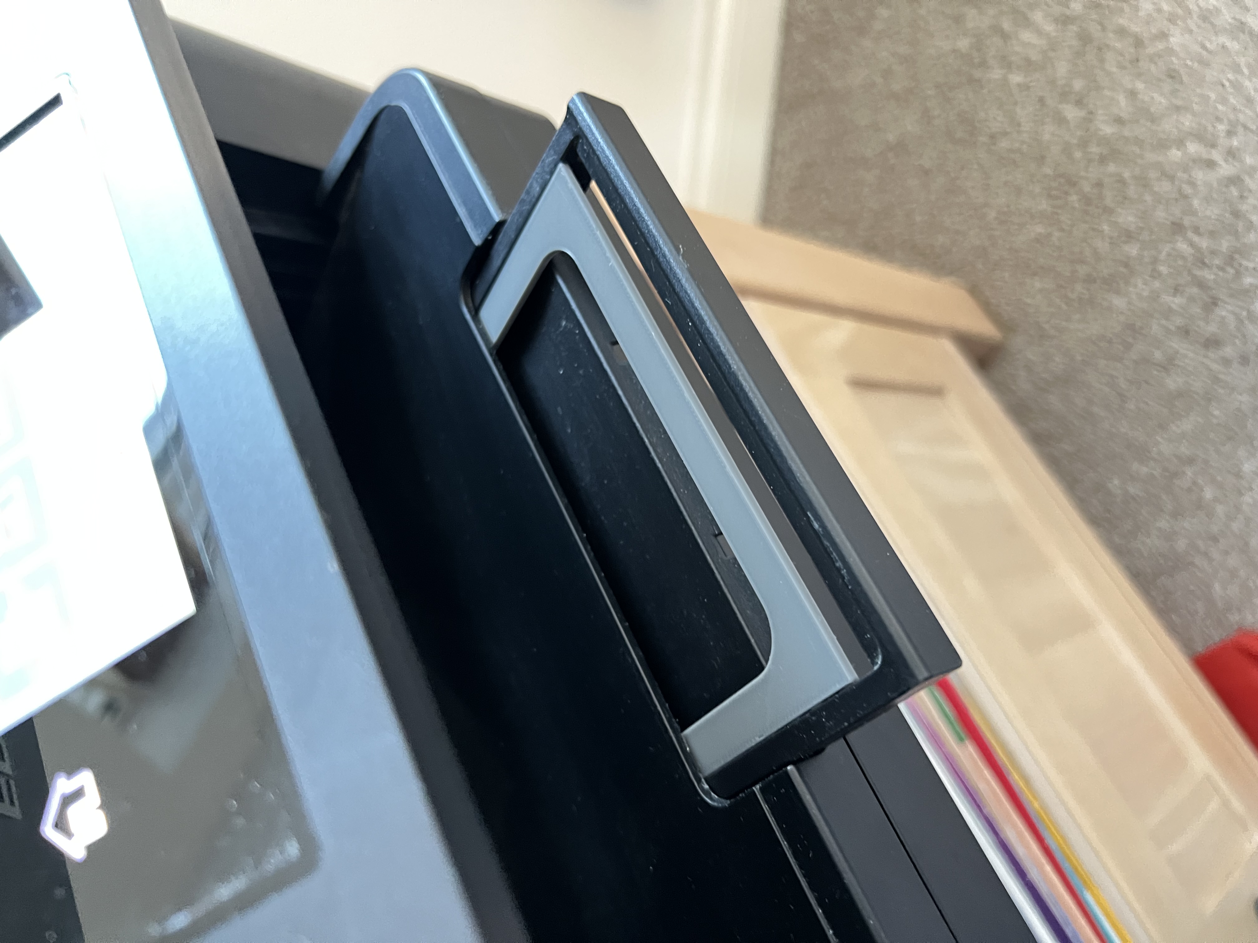 Epson printer paper support