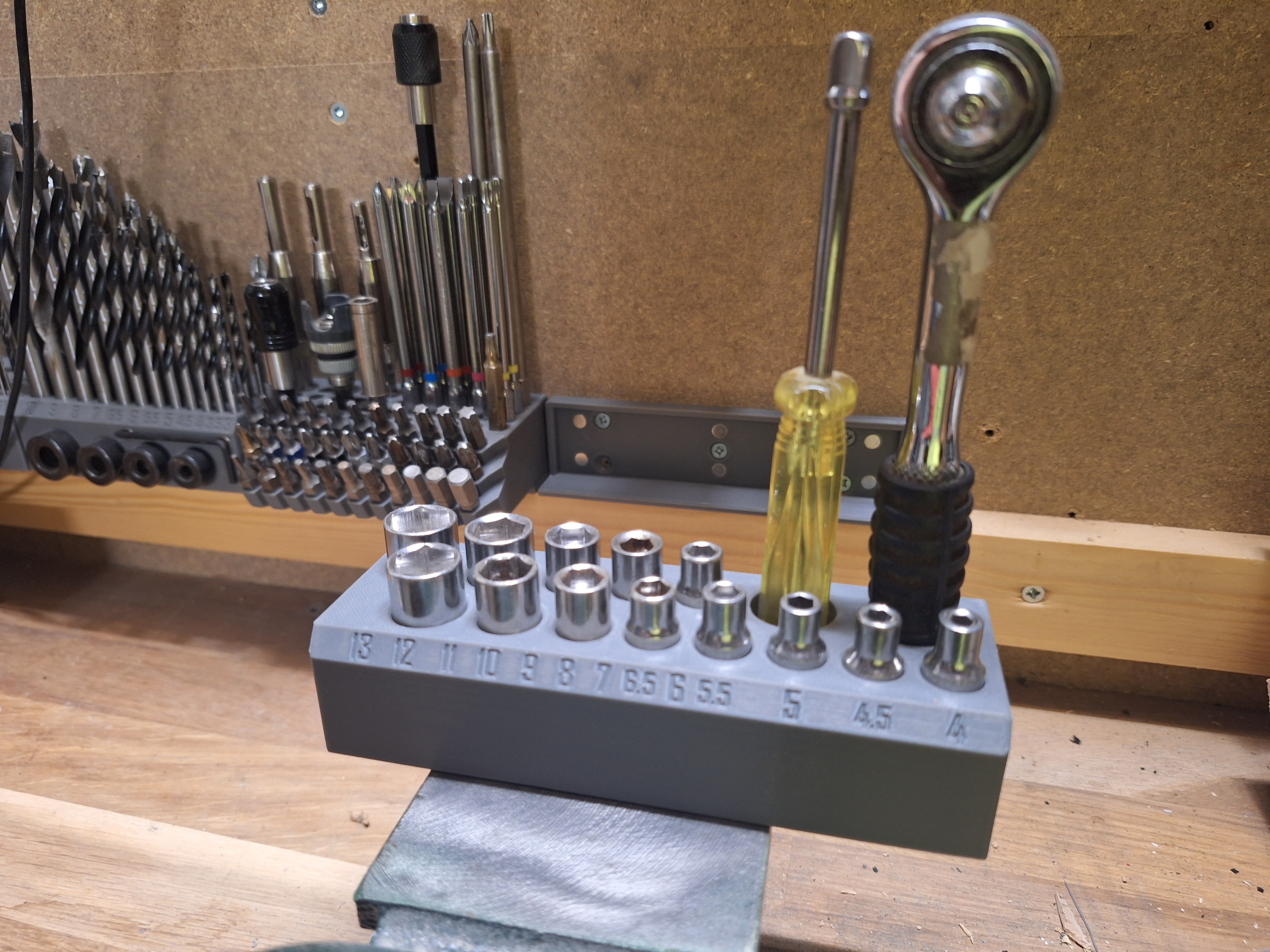 Detachable Socket Wrench holder