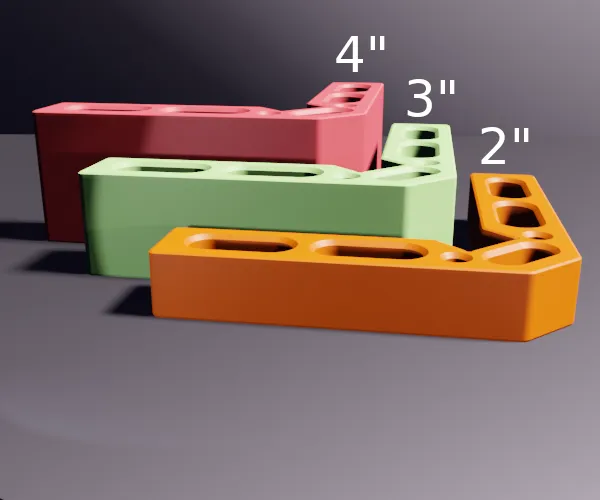 Wood Square Clamp by Philippe Lacoude, Download free STL model