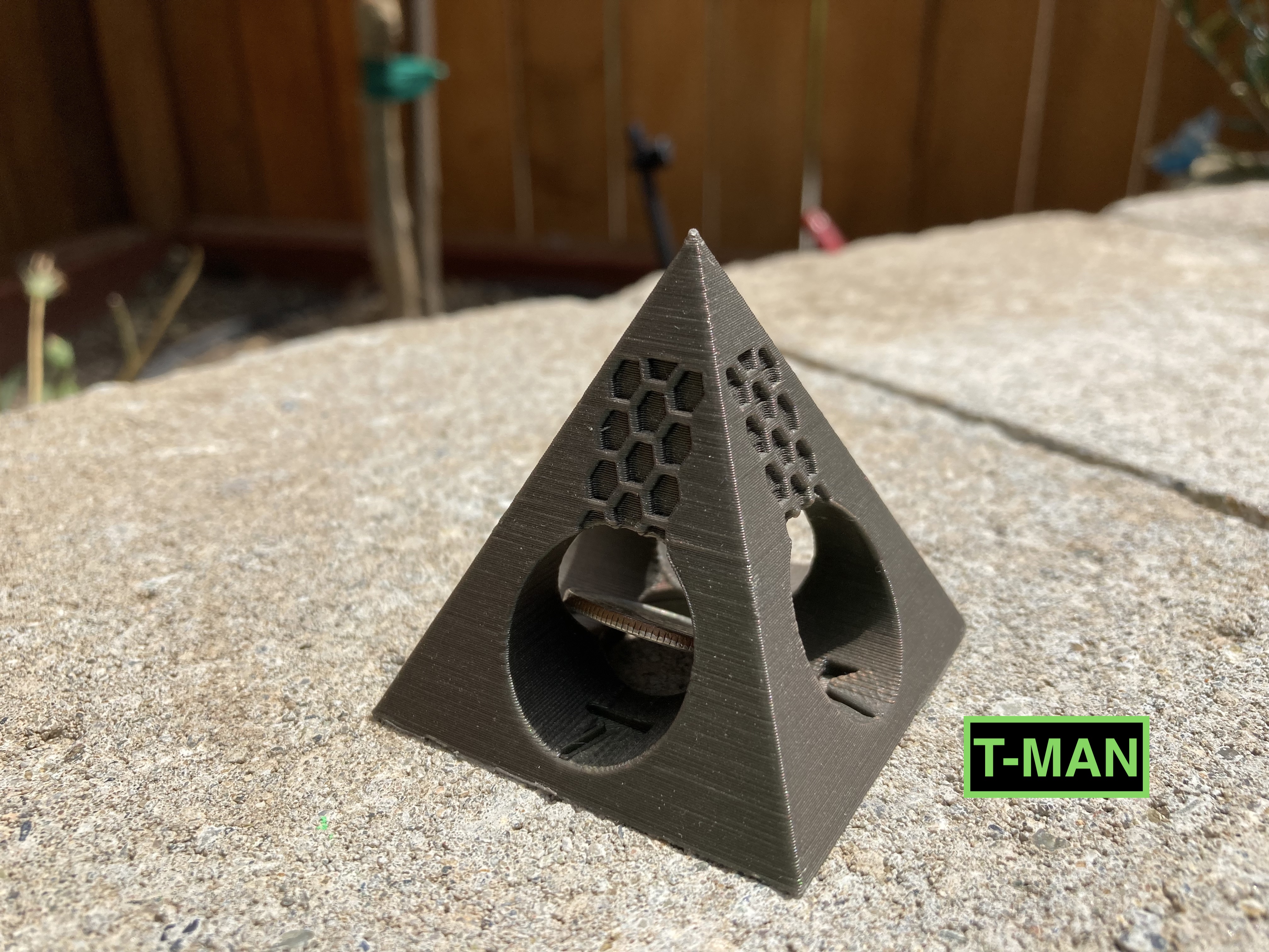 Pyramid coin trap!