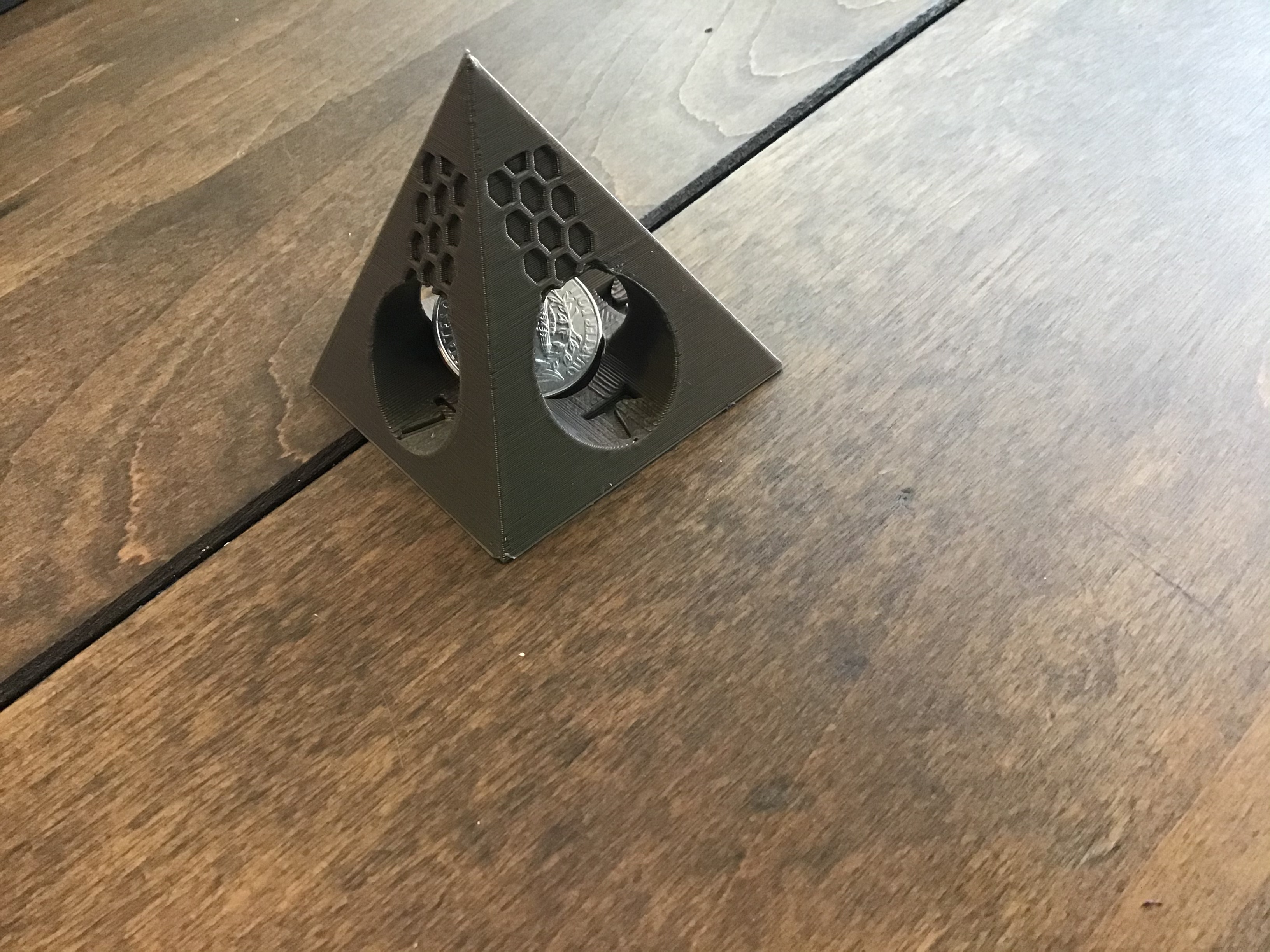 Pyramid coin trap!