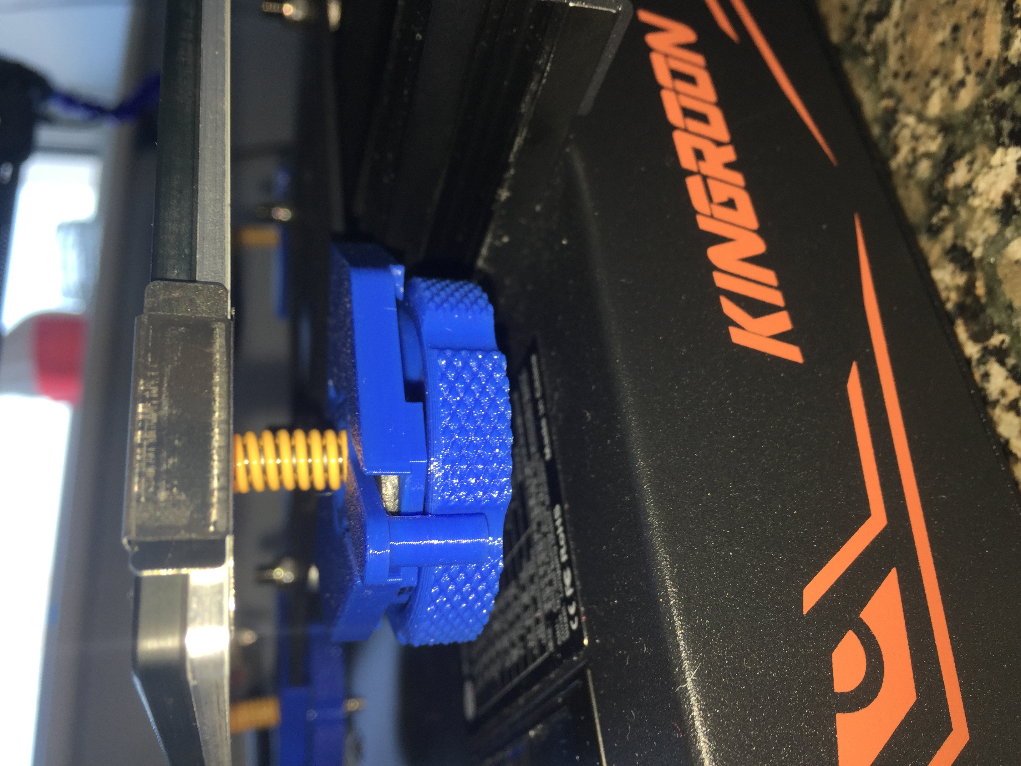 KP3S Pro Bed Levelling Thumb Wheel Clip