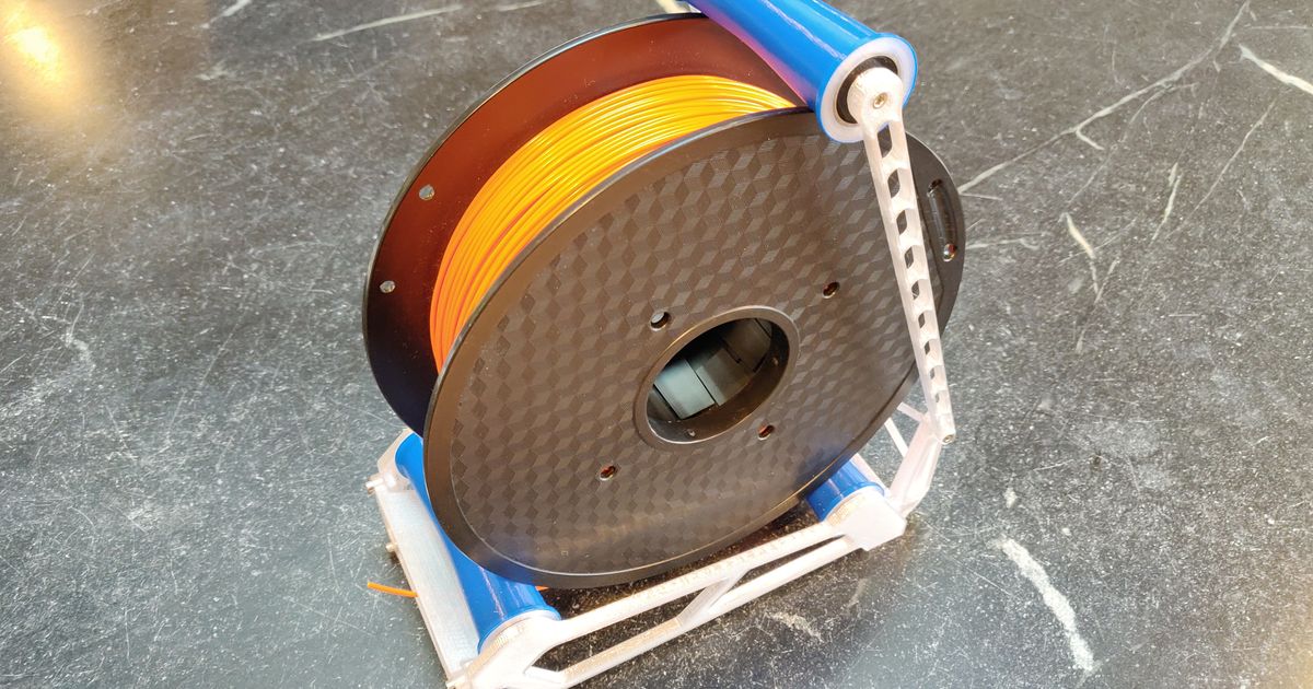 AntiTangle Filament Spool Holder by Ryan Ghosh Download free STL