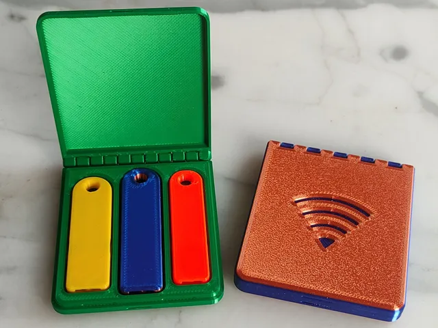 Gift and Storage Box for Keychain Whistle Set