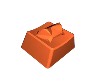 Mx Cherry Low Poly titty key cap by BrookyFPV | Download free STL model ...