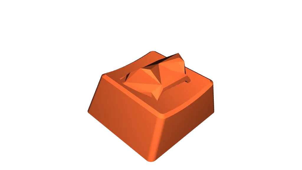 Mx Cherry Low Poly titty key cap by BrookyFPV | Download free STL model ...