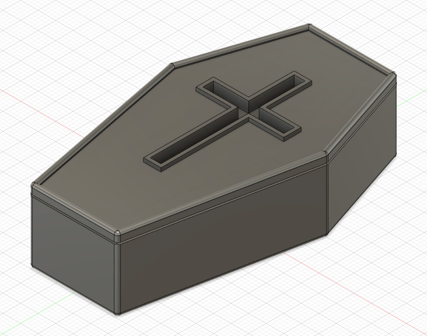 Toy coffin with lid by Kartoshka | Download free STL model | Printables.com