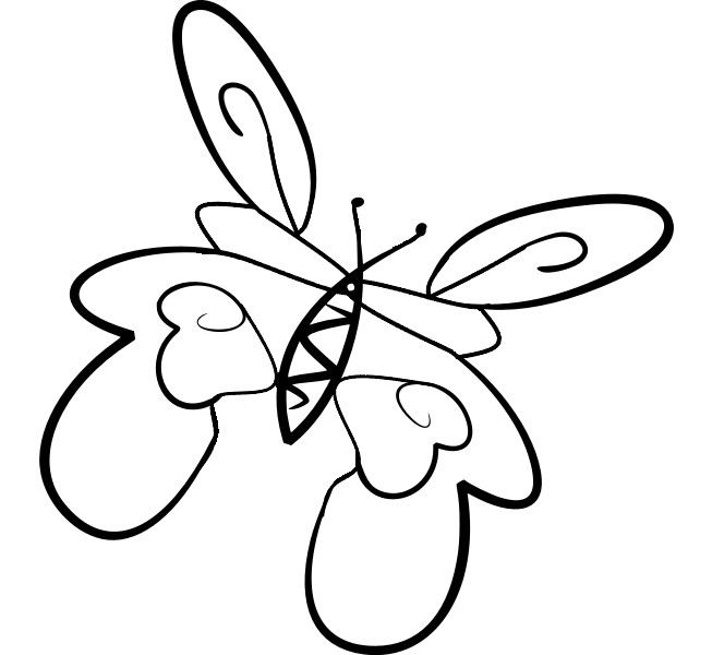 Thin lined butterfly by jesse download free stl model printables
