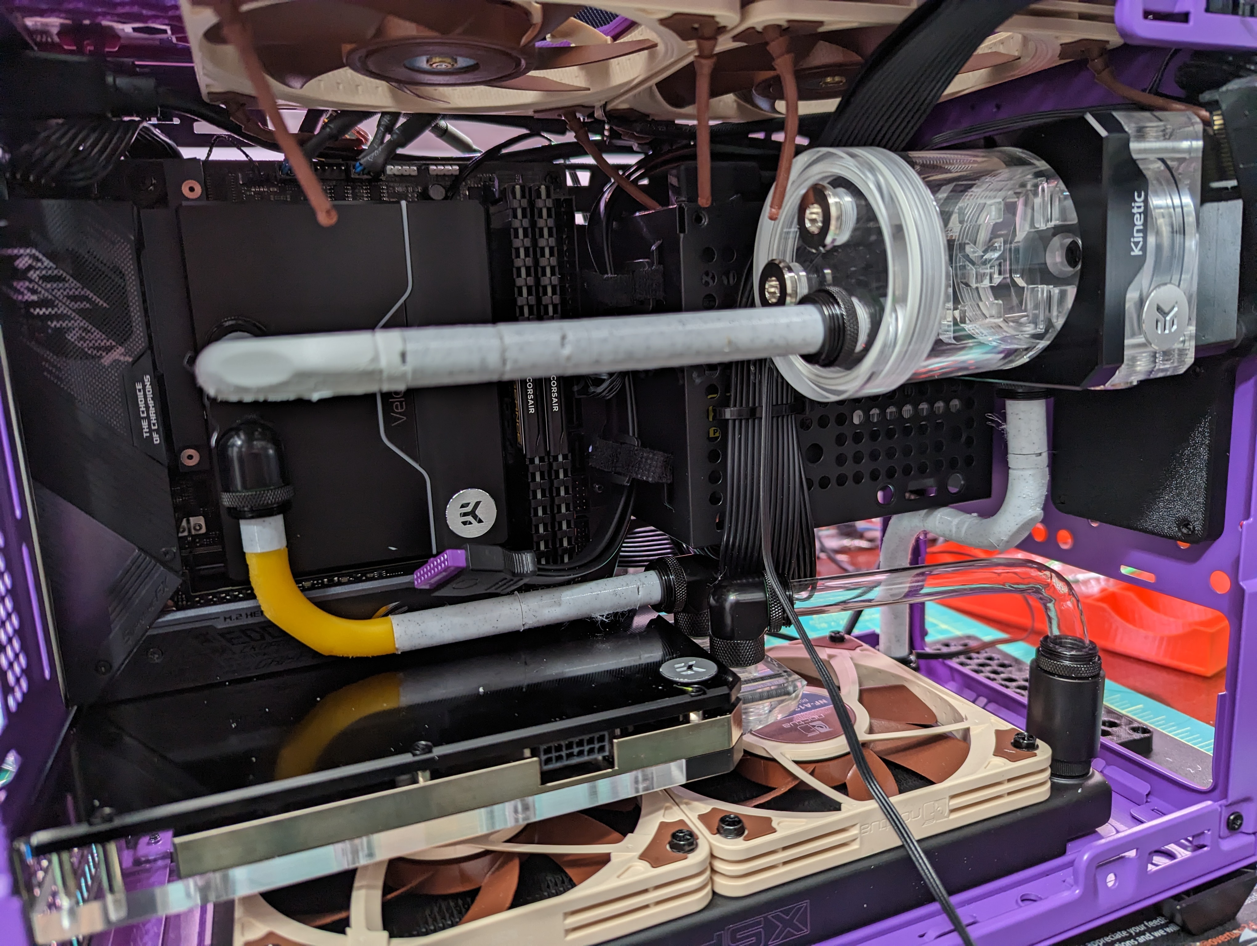 PC Water Cooling Mock-up Tubing