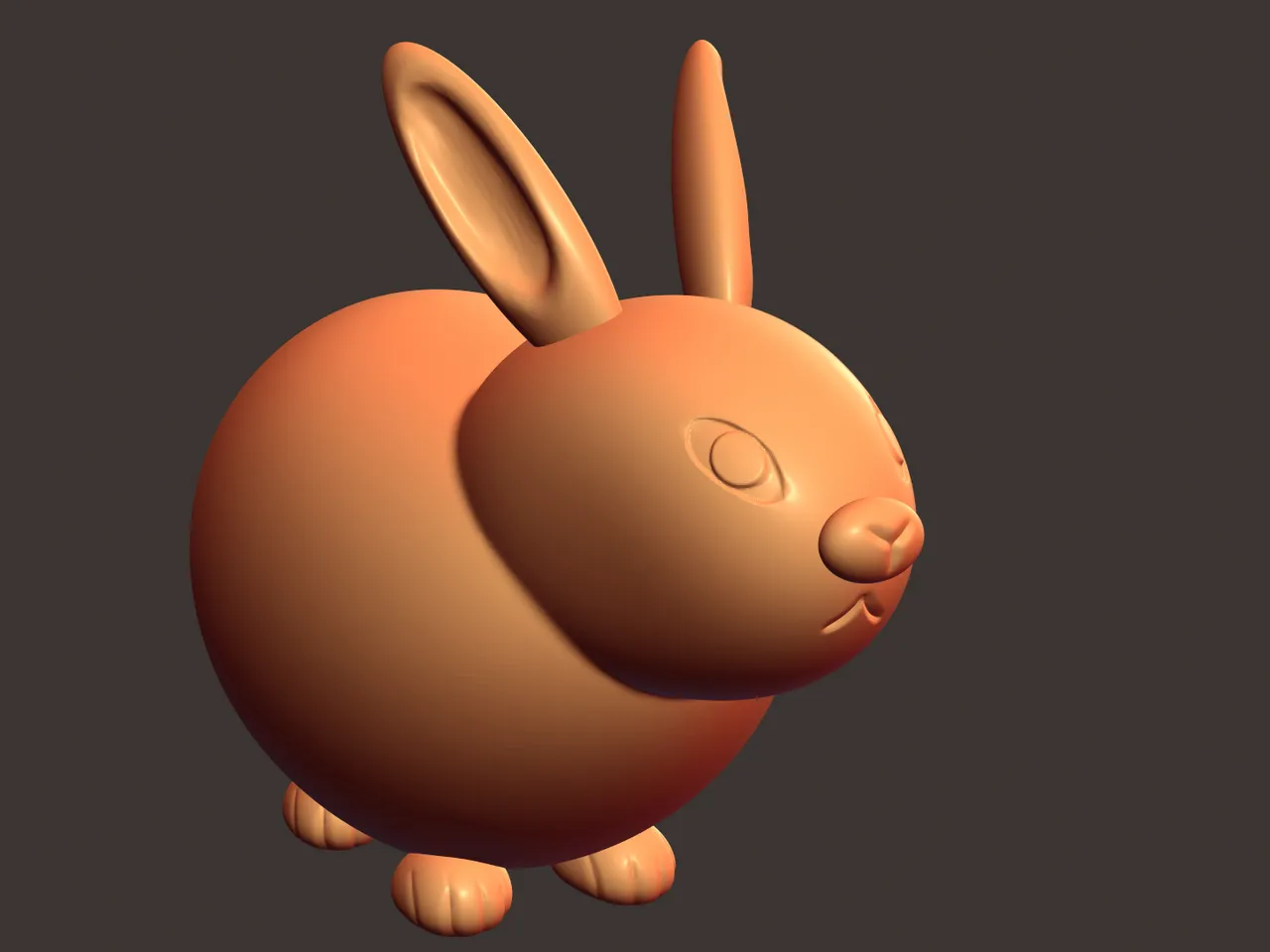 Rabbit / bunny by Leon Brocard | Download free STL model Rabbit / bunny by Leon Brocard | Download free STL model