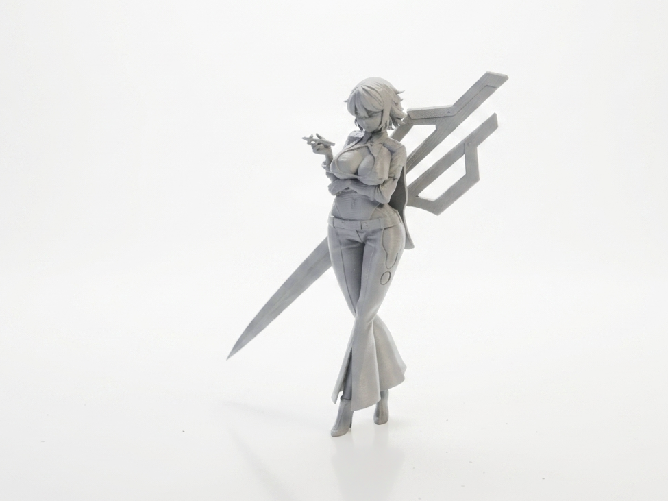 Tailor Babe Anime Warrior Figurine 3D Printable
