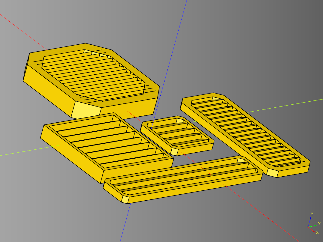 Miniatura 4 do modelo 3D Vent Greebles