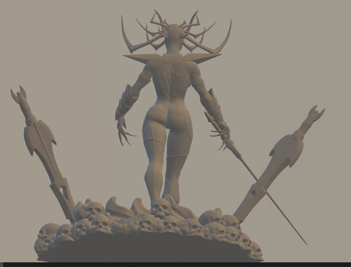 Hela Figure by KingBaaka | Download free STL model | Printables.com