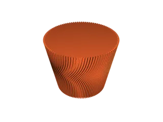 Twisted flower pot by alecs.form | Download free STL model | Printables.com