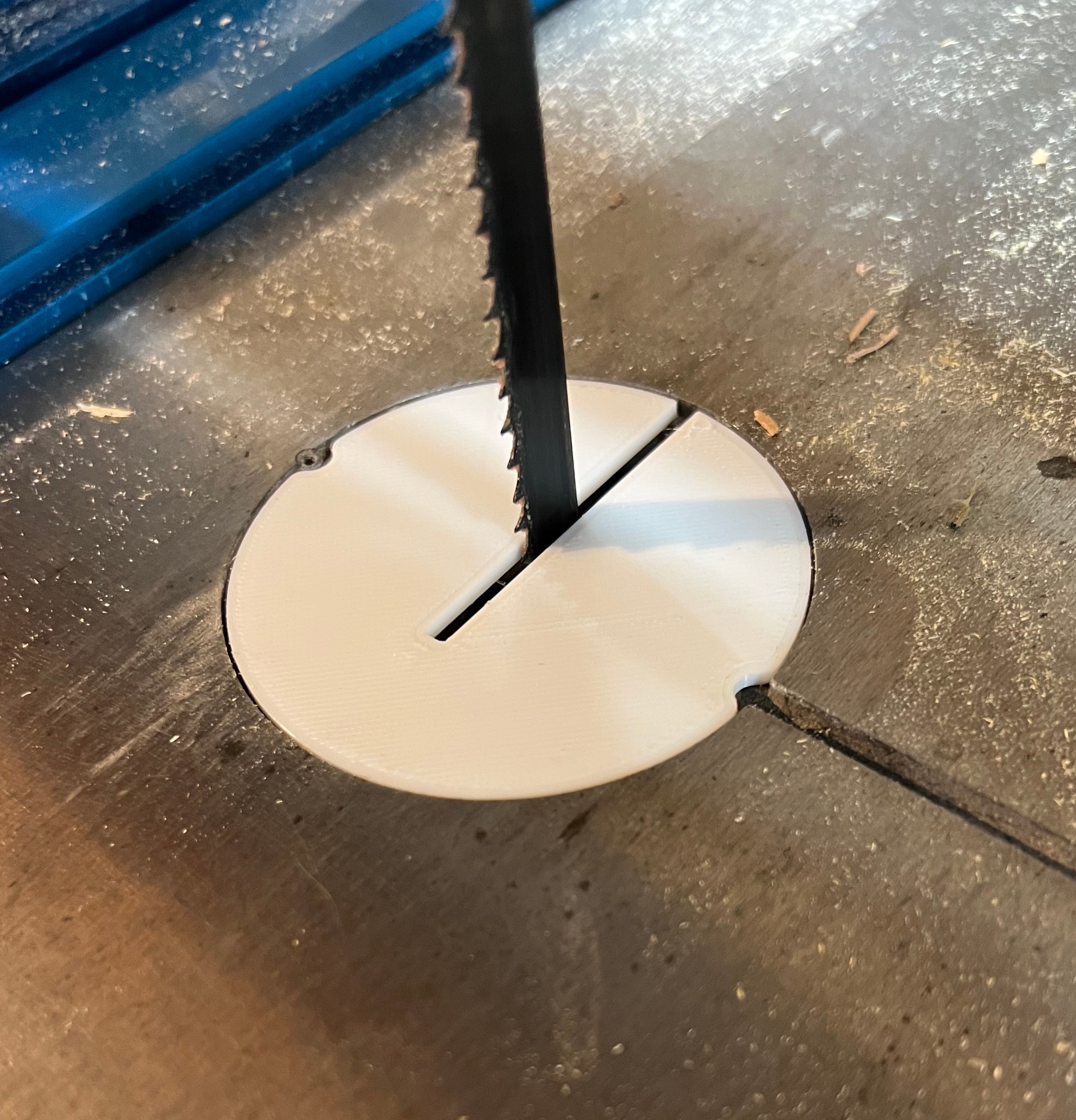 Ridgid 14 Inch Band Saw Kerf Plate by murthara Download free STL