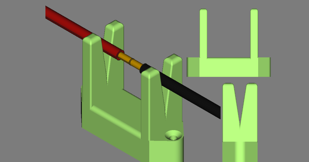 Soldering cable holder Jig (10mm0mm cables) by ICant3DPrint Download
