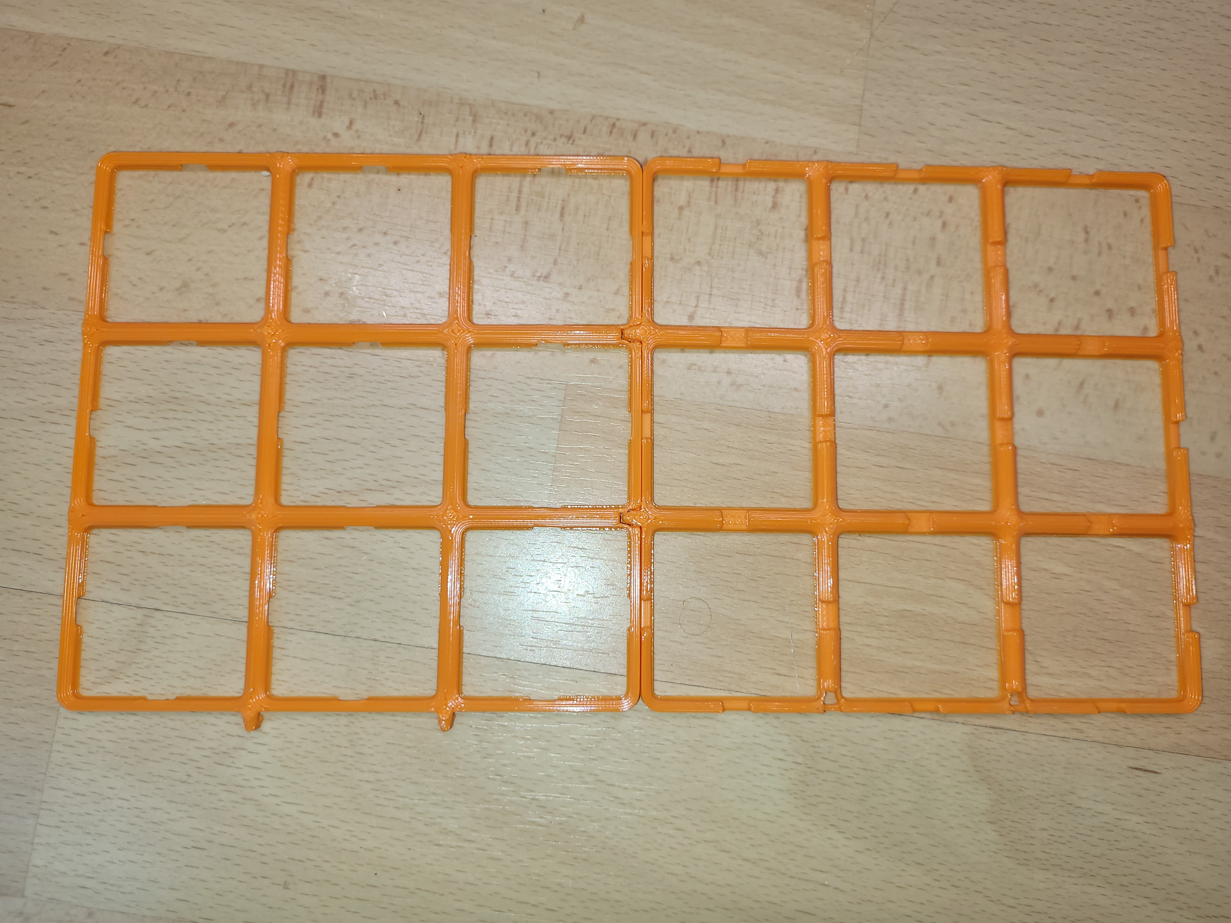 Miniatura 2 do modelo 3D Gridfinity Baseplate extendable (snap fit) and stackable