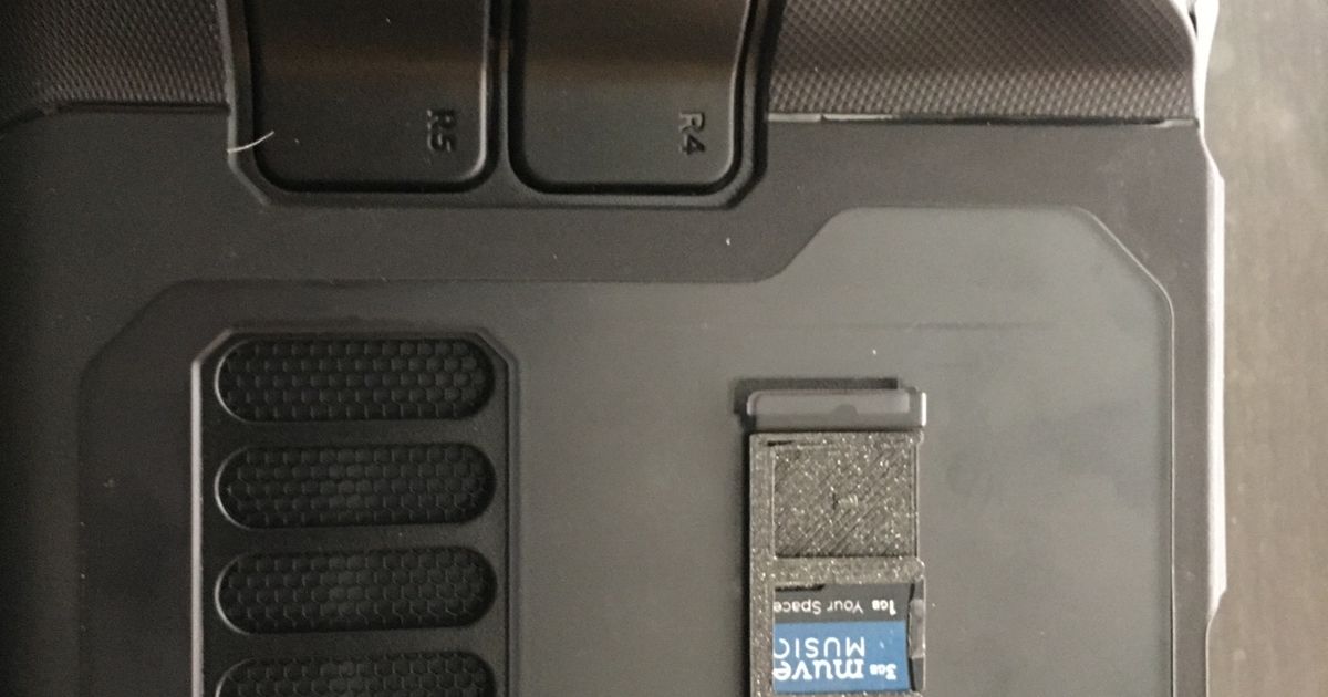 MicroSD Holder for JSAUX Modcase by royci | Download free STL model