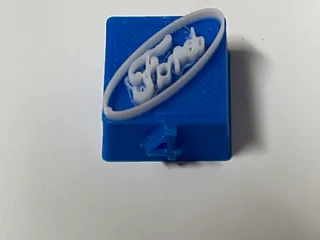 Key Caps - Ford (0-9) by PhDGoSlowAncient | Download free STL model ...