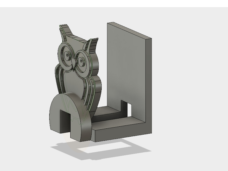 Miniatura 5 do modelo 3D Owl Customizable Cable Holder
