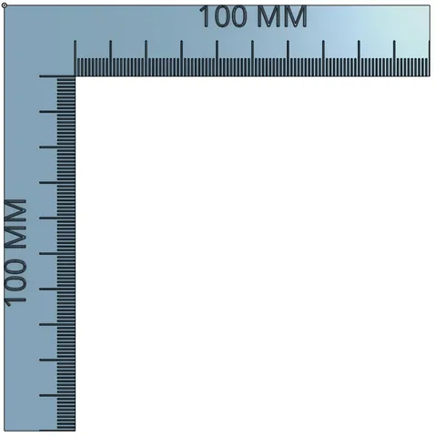 Right Angle Ruler (Metric)