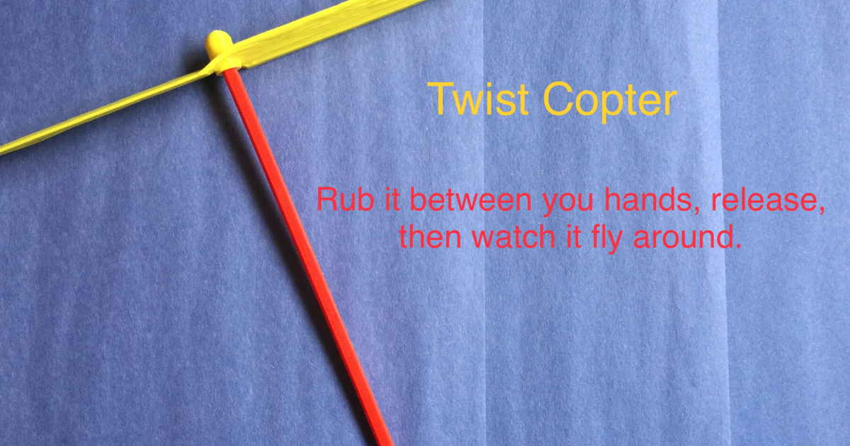 Original Twist Copter by CharlieLJ18 | Download free STL model | Printables.com