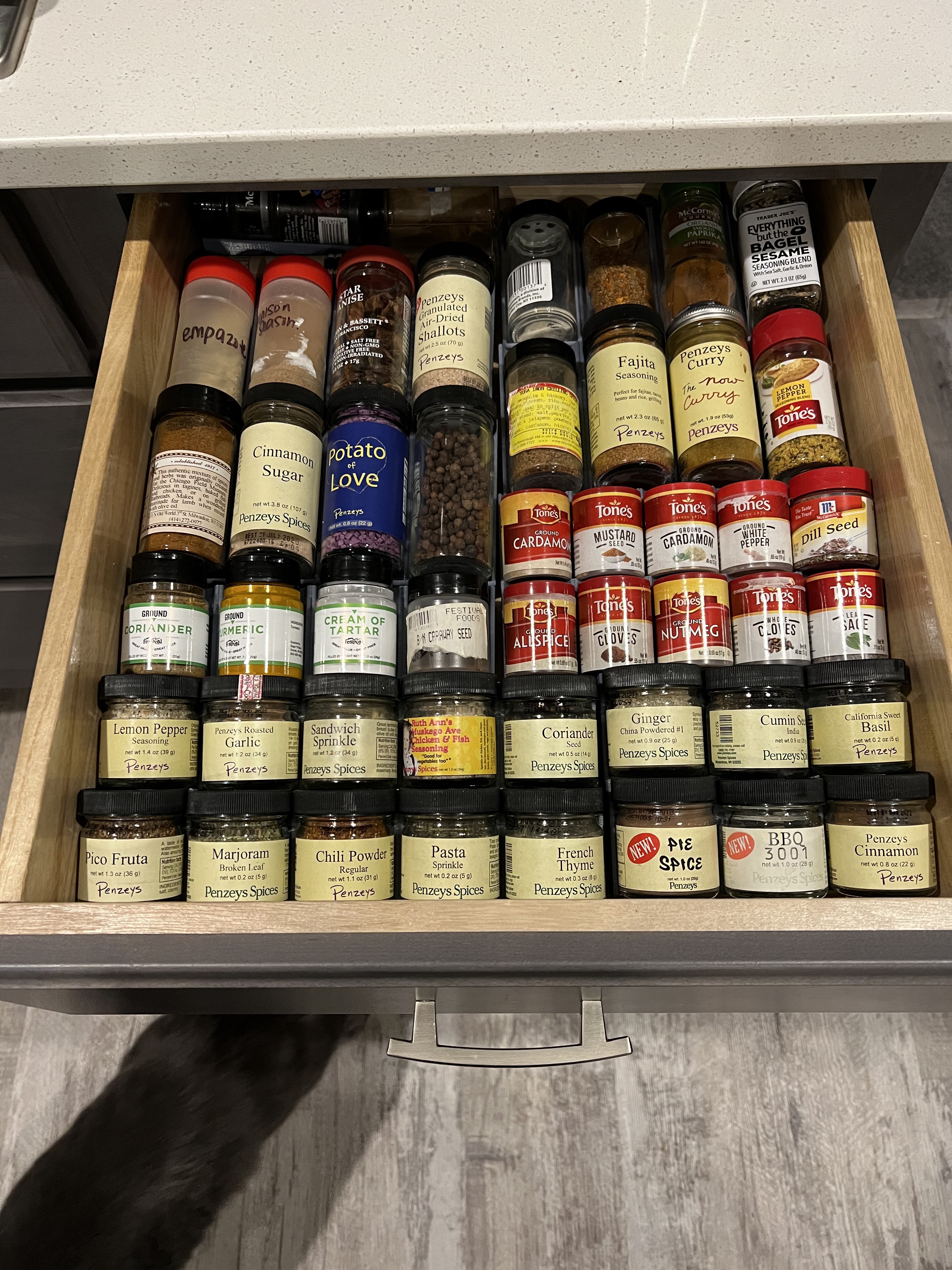Spice Drawer Racks
