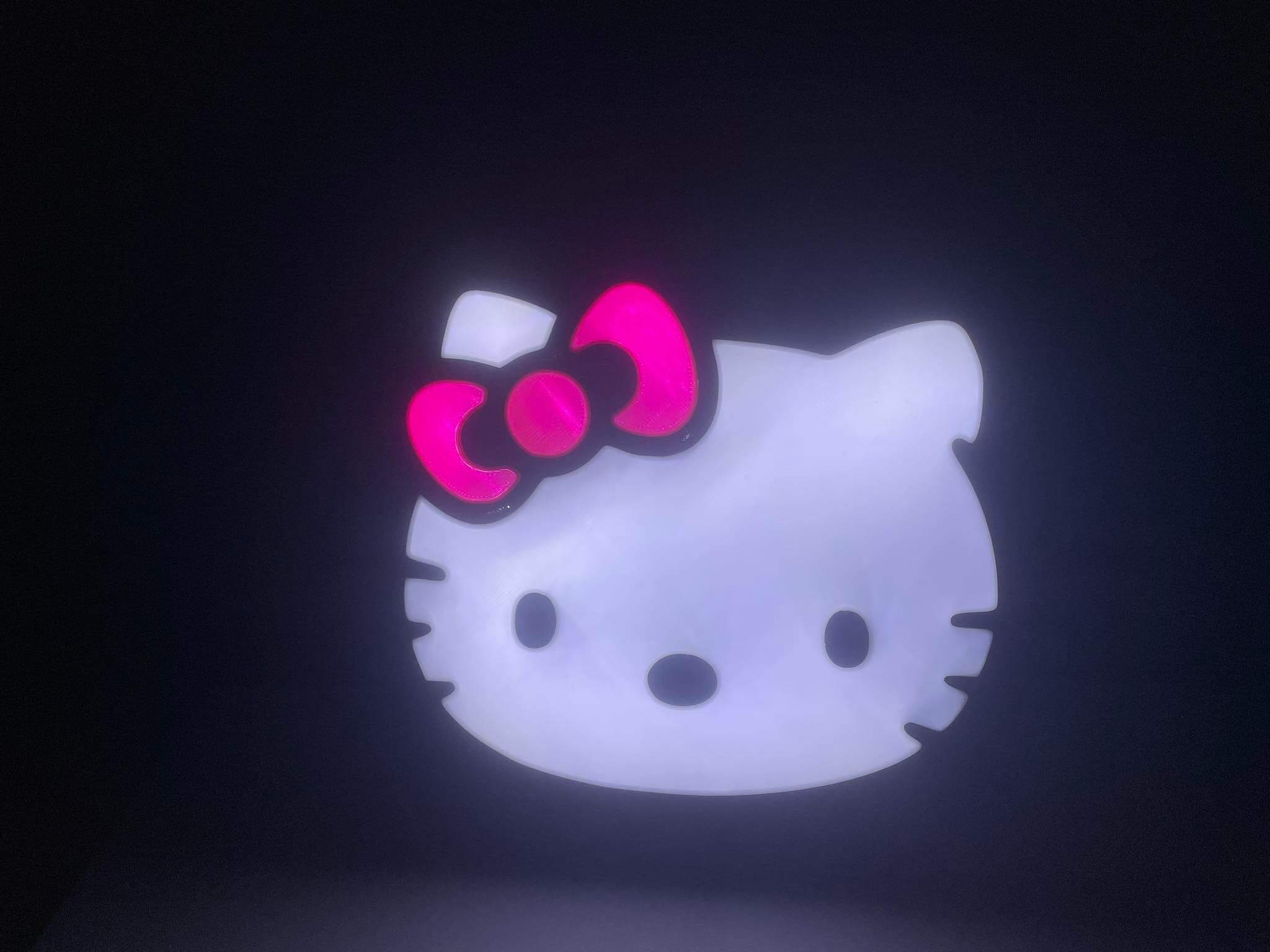 hello kitty decorative lamp by Emilio Estevez Download free STL model