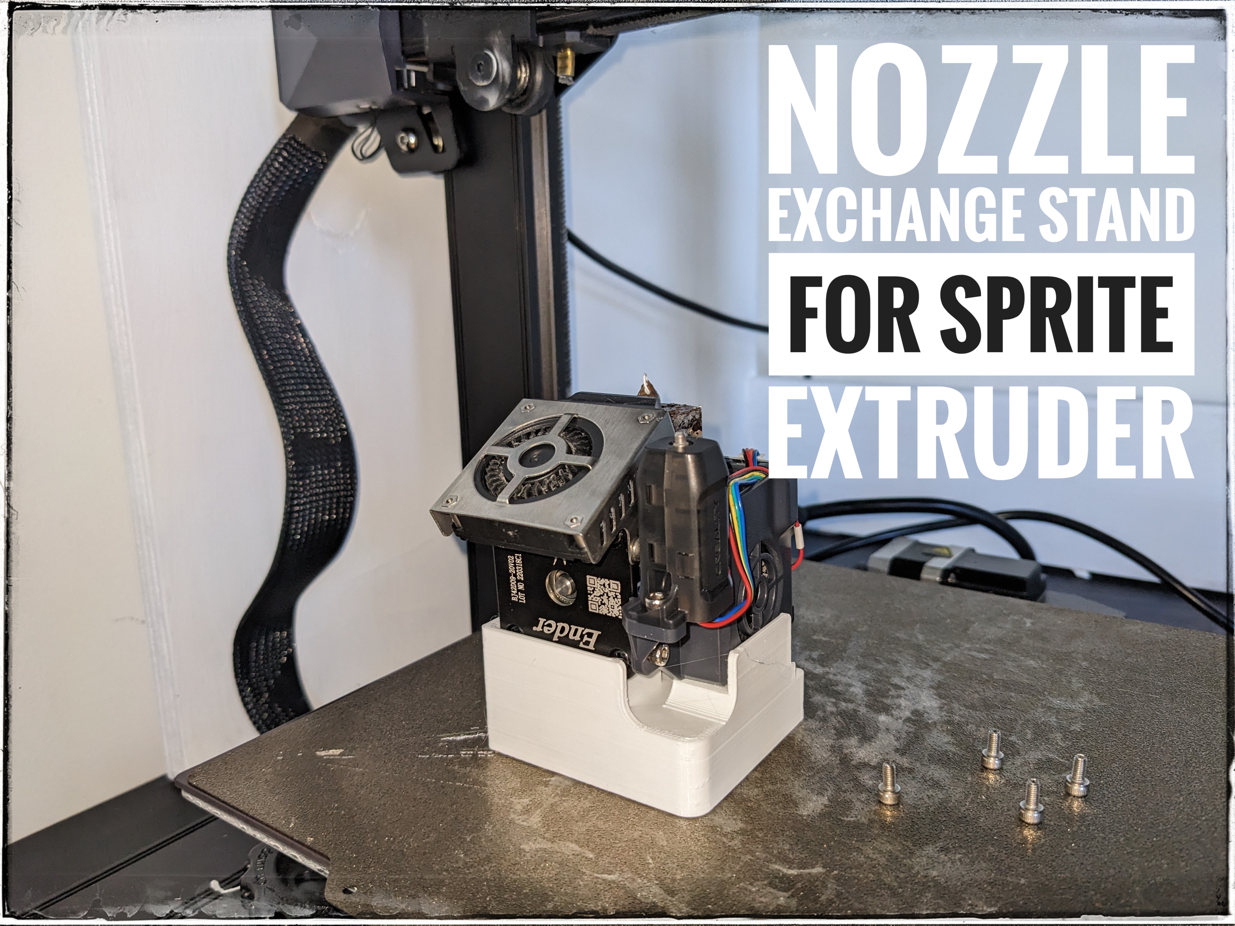 Nozzle Exchange Stand for Sprite Extruder
