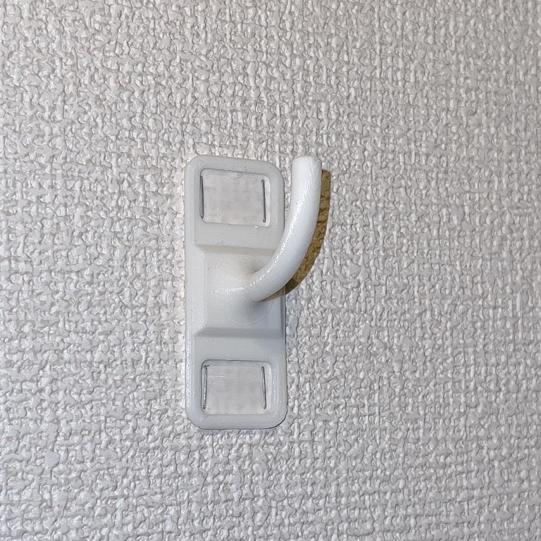 Wall long hook by stapler